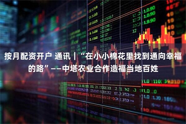 按月配资开户 通讯｜“在小小棉花里找到通向幸福的路”——中塔农业合作造福当地百姓